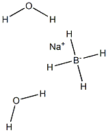 Sodium tetrahydroborate dihydrate Struktur