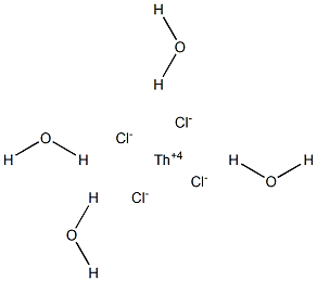 Thorium(IV) chloride tetrahydrate 结构式