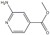 Methyl2-aminopyridine-4-carboxylate 化学構造式