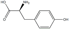 L-Tyrosine-(ring)-13C6 (N-t-BOC) 结构式