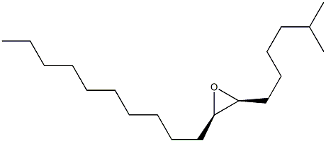 cis-2-METHYL-7,8-EPOXYOCTADECANE Struktur