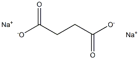Sodium succinate 化学構造式