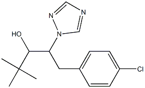 (2RS, 3RS)-1-(4-chlorophenyl)-4,4-dimethyl-2-(1H-1,2,4-triazol-1-yl)-pentan-3-ol Structure