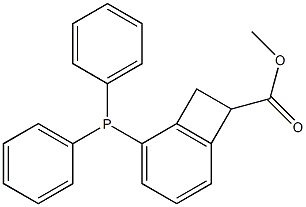 Methoxyformylethylene triphenylphosphine Struktur