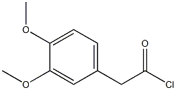 3,4-dimethoxyphenylacetyl chloride 化学構造式