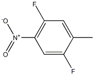 2,5-二氟-4-硝基甲苯 结构式