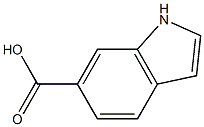 6-indole carboxylic acid 化学構造式