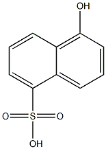 1-hydroxynaphthalene-5-sulfonic acid Struktur