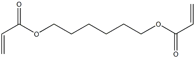1,6-hexanediol diacrylate 化学構造式