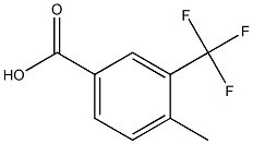 3-三氟甲基-4-甲基苯甲酸,,结构式