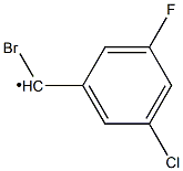 3-氟-5-氯溴苄 结构式