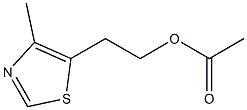 4-methyl-5-thiazolylethanol acetate Structure