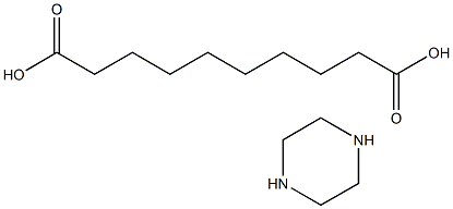 癸二酸哌嗪, , 结构式