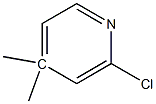 2-氯-4-甲基-4-甲基吡啶,,结构式