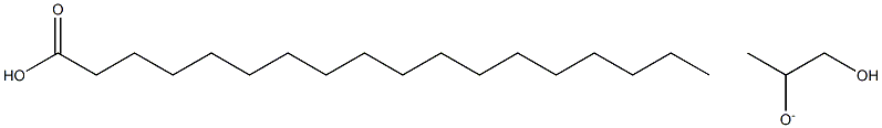 单硬酯酸甘油酯,,结构式
