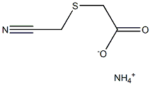 2-(cyanomethylthio)acetic acid ammonium Structure