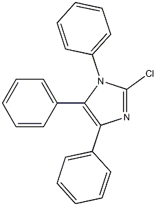 2-氯-1-三苯基-1H-咪唑,,结构式