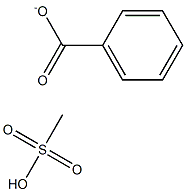 Benzoate methanesulfonate 化学構造式