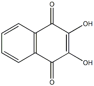 2,3-二羟基-1,4-萘醌, , 结构式