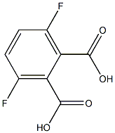 3,6-二氟邻苯二甲酸, , 结构式