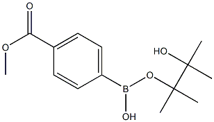 4-甲氧羰基苯硼酸频哪醇酯,,结构式