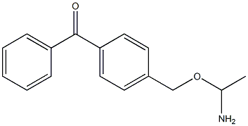  4-[(1-氨乙氧基)-甲基]-二苯甲酮