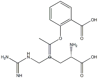 arginine aspirin Struktur