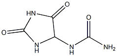 5-脲基-2,4-咪唑烷二酮, , 结构式