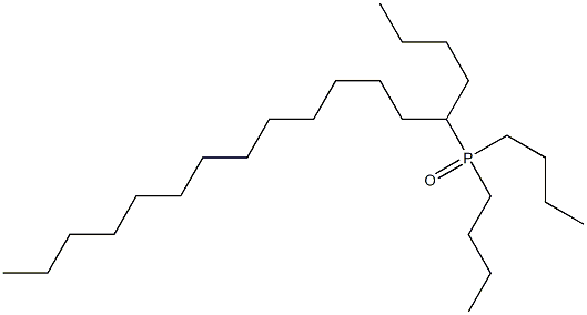 Tributyltetradecylphosphine oxide Structure