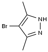 3,5-二甲基-4-溴吡唑, , 结构式