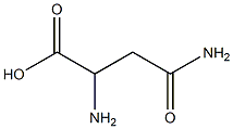 DL-天门冬酰胺, , 结构式