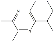 2,3,5-三甲基-6-仲丁基吡嗪, , 结构式