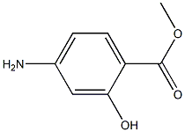 METHYL 4-AMINO-2-HYDROXUBENZOATE Structure