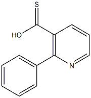 2-Phenythionicotinic acid Structure