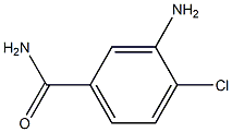 3-Amino-4-chlorobenzoic acidamide 结构式