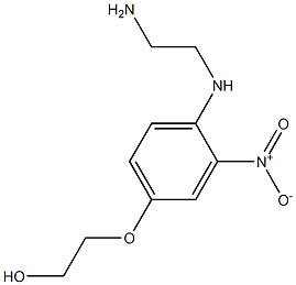 1-[(2-aminoethyl)amino]-4-(2-hydroxy-ethoxy)-2-nitrobenzene,,结构式