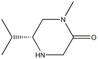 (R)-5-ISOPROPYL-1-METHYLPIPERAZIN-2-ONE Struktur