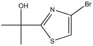 2-(4-BROMOTHIAZOL-2-YL)PROPAN-2-OL 化学構造式