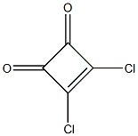 3,4-DICHLOROCYCLOBUTENE-1,2-DIONE 化学構造式