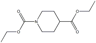 1-乙氧羰基-4-哌啶甲酸乙酯, , 结构式