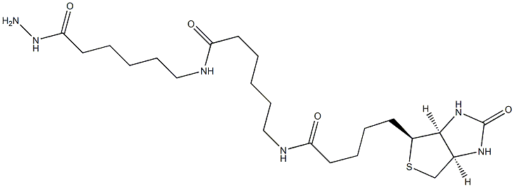 6-[6-(Biotinylamino)hexanoylamino]hexanoylhydrazine Structure