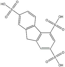 2,4,7-FLUORENETRISULFONICACID Structure