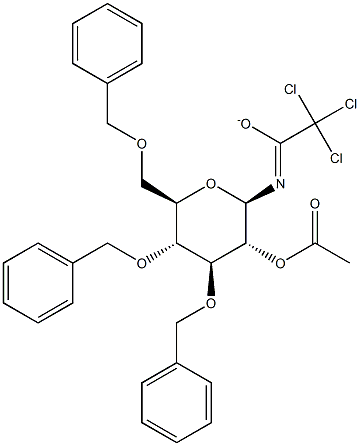 2-O-Acetyl-3,4,6-tri-O-benzyl-b-D-glucopyranosyltrichloroacetimidate|