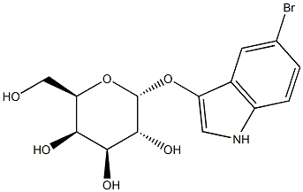 5-Bromo-3-indolyl-a-D-galactopyranoside,,结构式