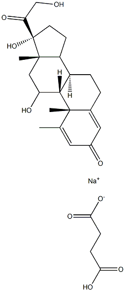 METHYLPREDNISOLONESODIUMSUCCINATE,USP Structure