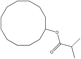 CYCLODODECYL ISO-BUTYRATE 结构式