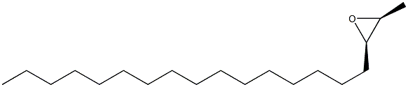 METHYL-CIS-7R,8S-EPOXY-OCTADECANE Structure