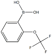 2-thifluoromethoxyphenylboronic acid,,结构式