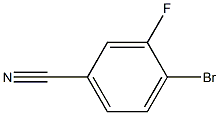 3-Fluoro-4-bromobenzontrile 结构式