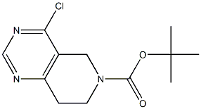 6-Boc-4-chloro-5,6,7,8-tetrahydropyrido[4,3-d]pyrimidine Structure